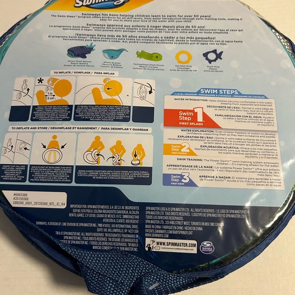 Baby Pool Float with Canopy Swimways Baby Spring Float Baby Swimming Float - Picture 4 of 4